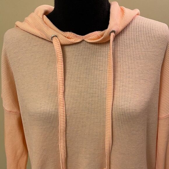 NWT Calvin Klein long sleeves pink hoodie XS - Picture 1 of 11